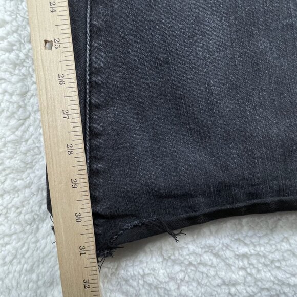 Judy Blue Jeans Women 5/27 Black Fade Denim High Rise Super Flared Leg 26x31 - Picture 9 of 14